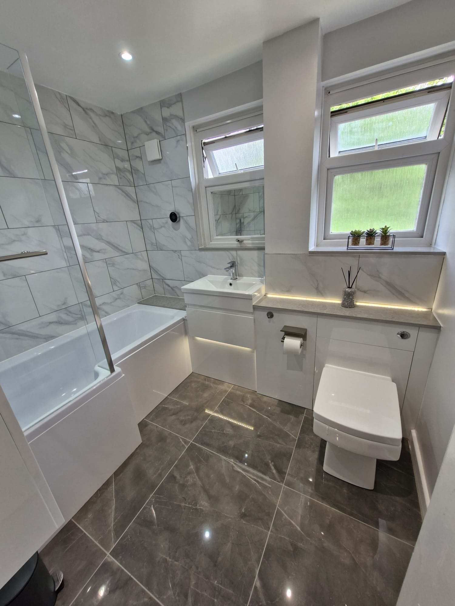 Bathroom after renovation