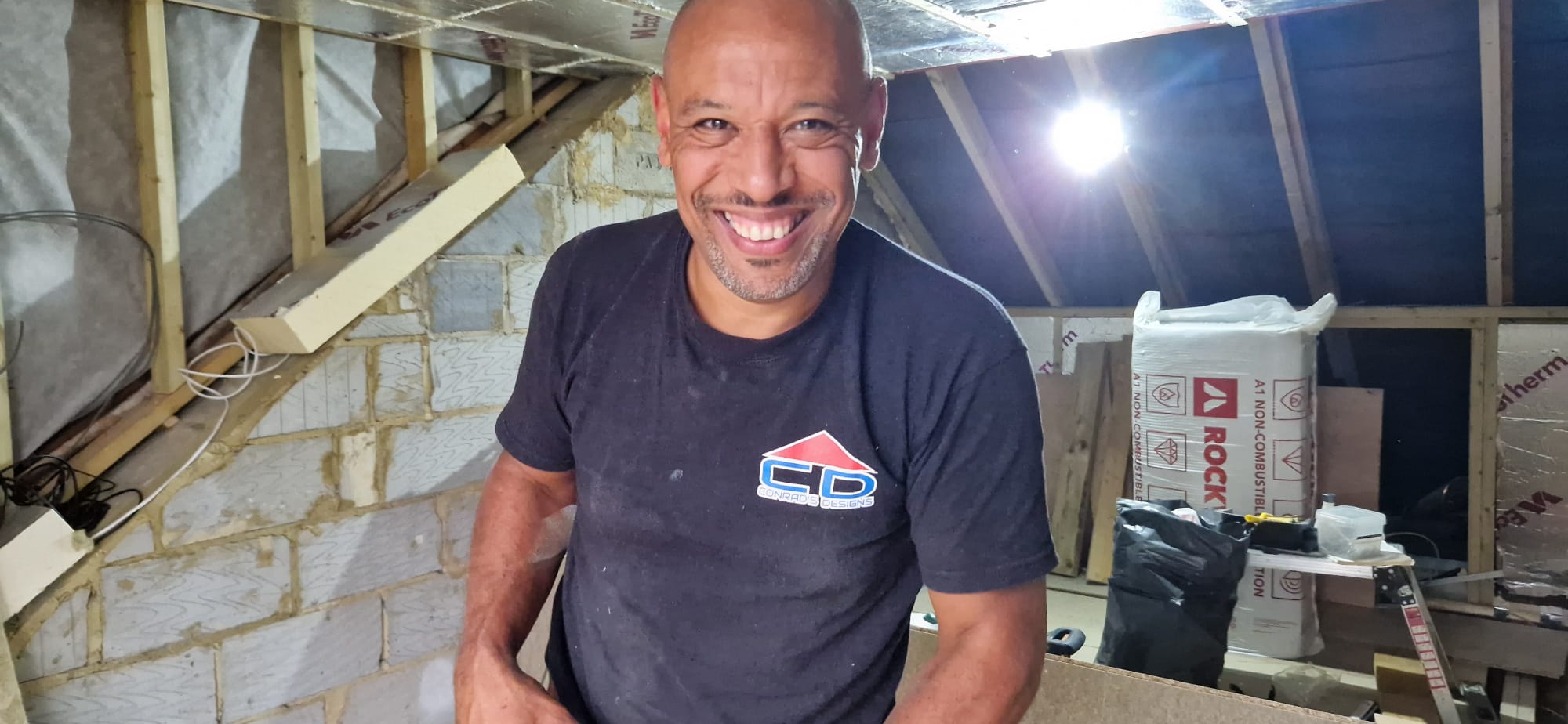 Conrad Crooks on site